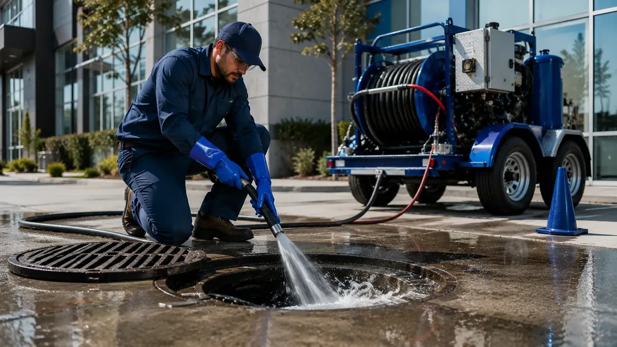 Commercial Hydro Jet Drain Cleaning in Fontana